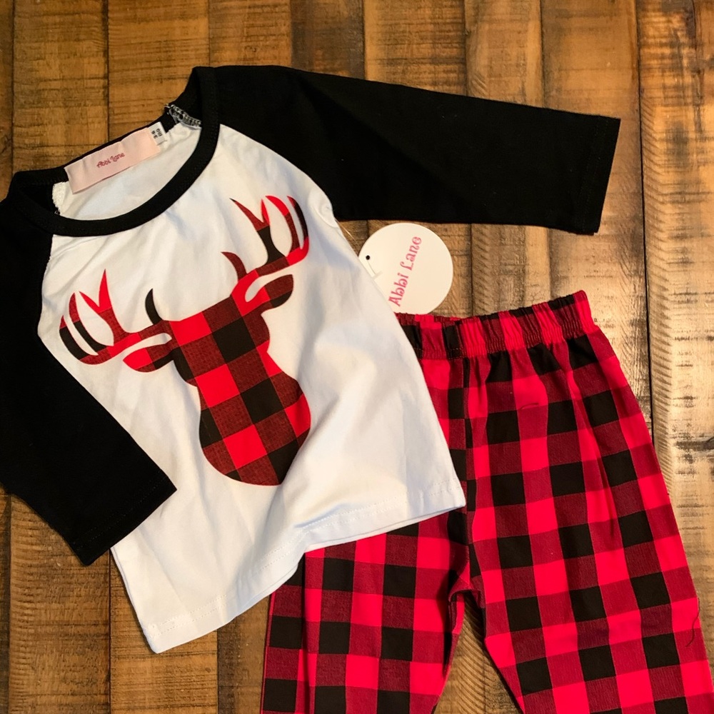 Baby Buffalo Plaid 2 piece set